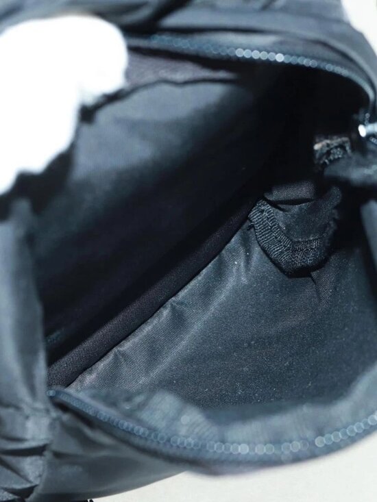 PRADA Backpack Nylon Black Silver Auth bs31838 main image 5